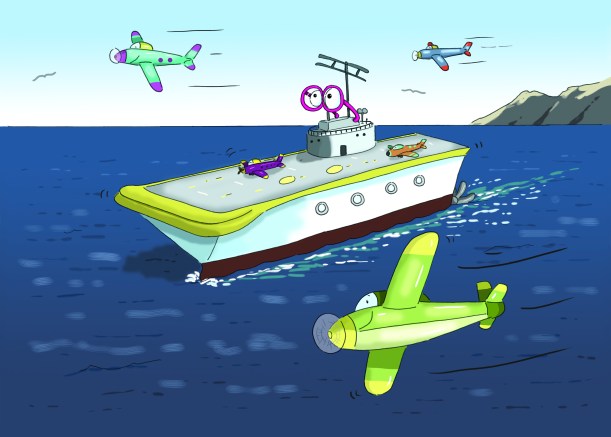 En Max el portaavions caràtula